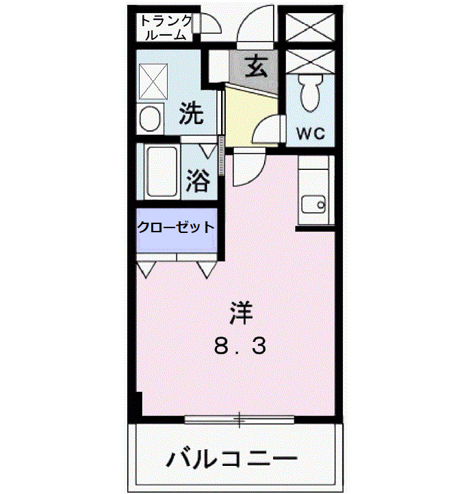 サンパティークの間取り