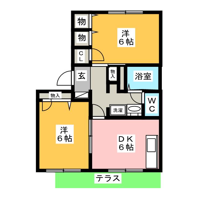 メゾン桜坂の間取り