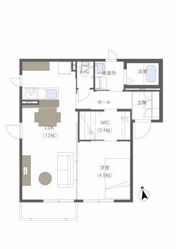 ［シャーメゾン］シャーメゾンＳＯＷＡ　Ｃの間取り