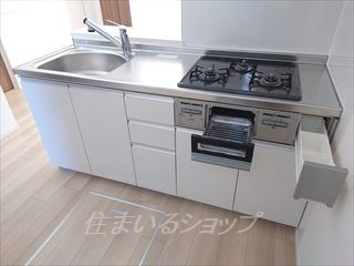 【広島市安佐北区可部東のアパートのキッチン】