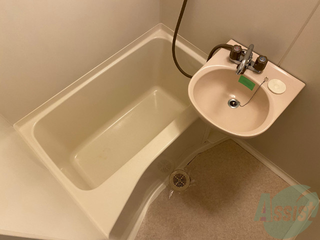 バス・シャワールーム　お風呂はこちらです。ゆったりできそうですね。