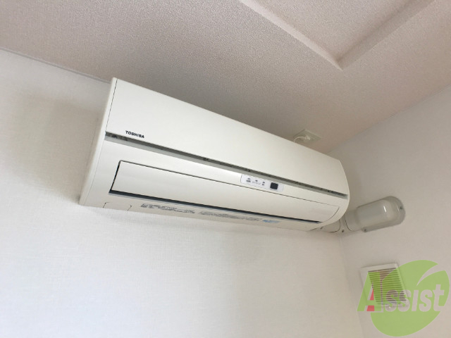 その他設備　エアコン付きです。ご入居の日から快適に過ごせそうですね。