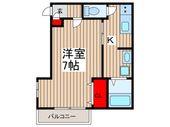 仮）キャメル獨協大学前3の間取り
