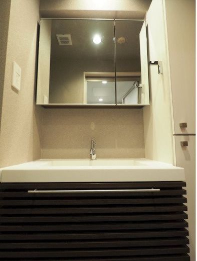 洗面設備　別タイプ部屋　参考写真です