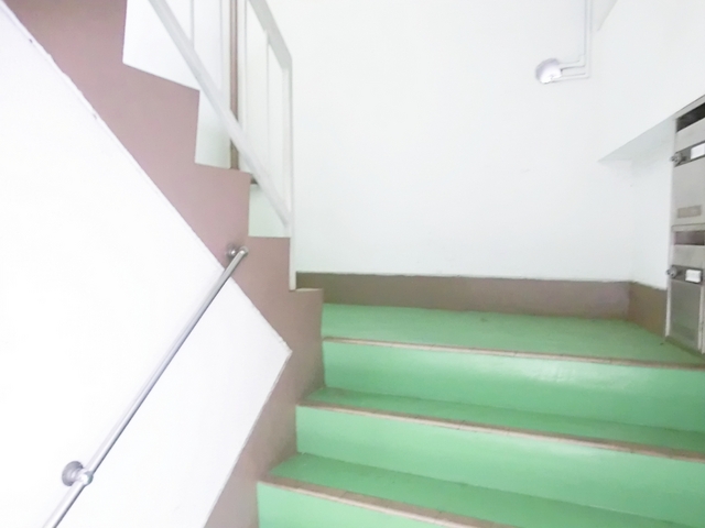 その他共有部分　幅広の階段です