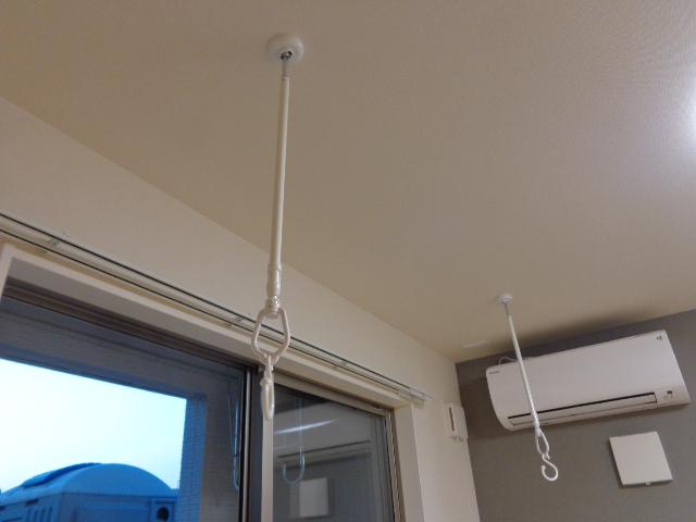 その他設備　室内物干