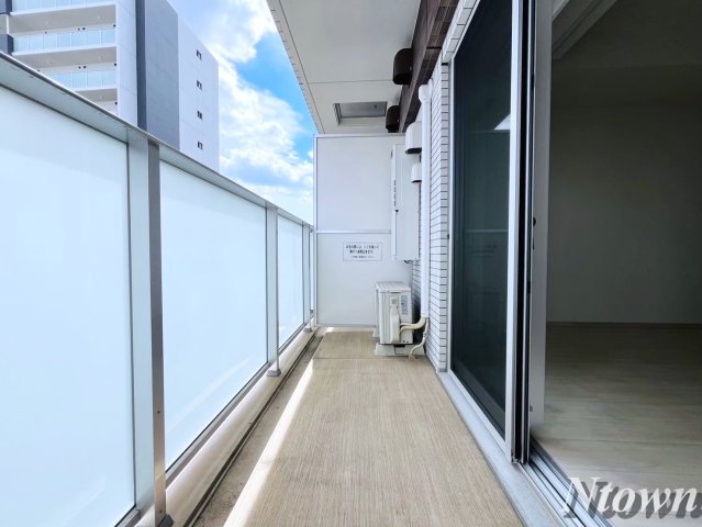 バルコニー　陽当たり良好なバルコニーです