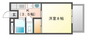 レピュート川合の間取り写真