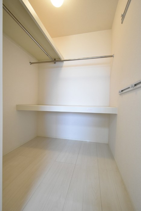 収納　大容量のウォークインクローゼット