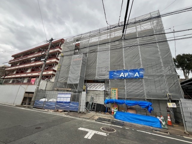 洗面設備　建築中