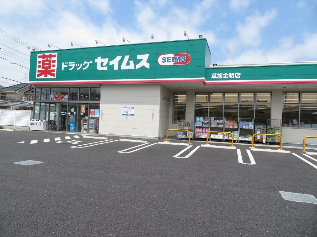 ドラックストア　ドラッグセイムス 草加金明店（ドラッグストア）まで429m