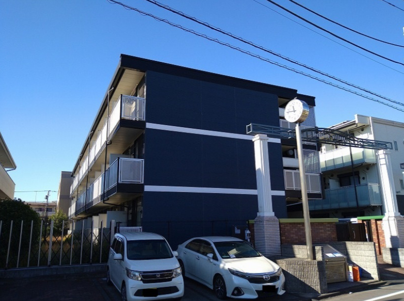 建物外観　家具・家電付きS造マンション♪