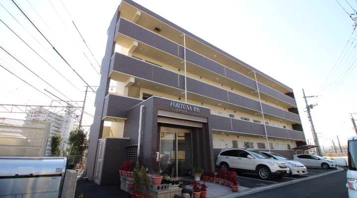 建物外観　倉敷駅から徒歩圏内の築浅マンションです！