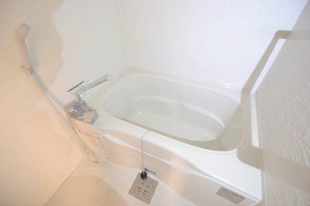 バス・シャワールーム　少し広めのバスタブ。