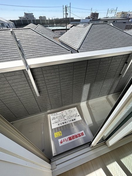 バルコニー　お洗濯物も干せます☆