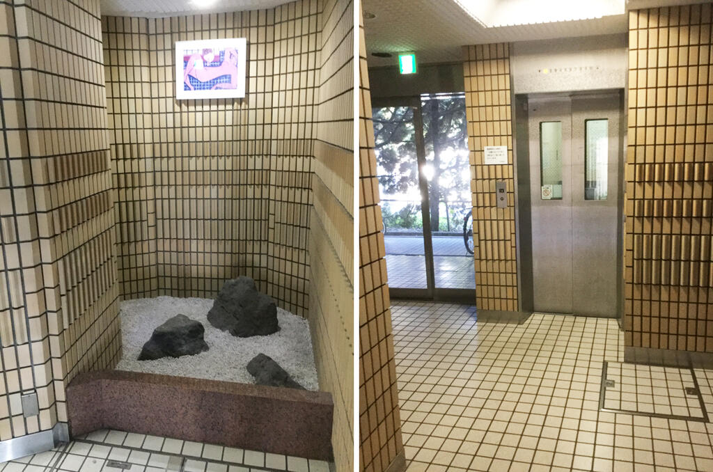 ロビー　エレベーター〔防犯カメラ付〕