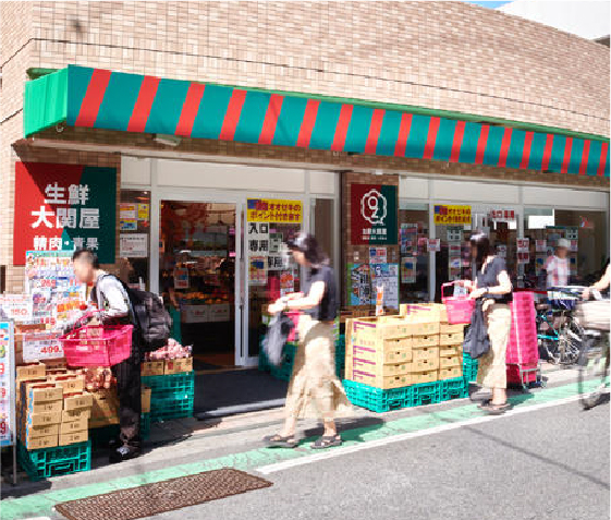 スーパー　生鮮大関屋祖師谷精肉・青果店（スーパー）まで219m
