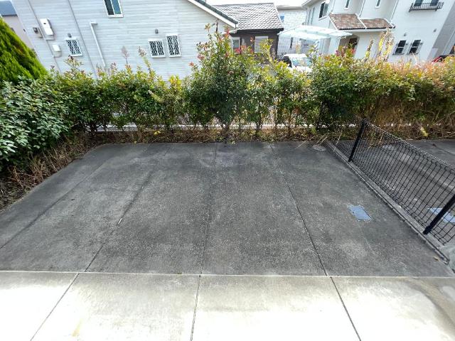 バルコニー　庭