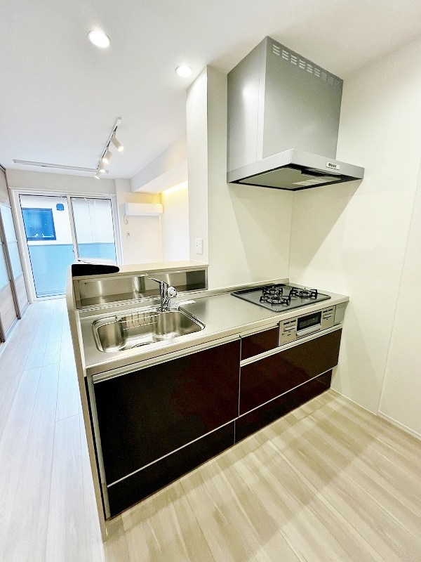 キッチン　★システムキッチングリル付き/3口コンロ★