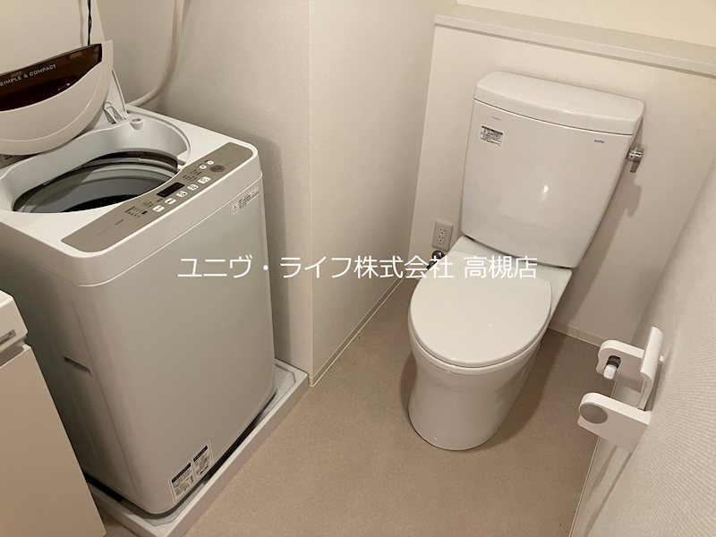 トイレ　家電は残置物