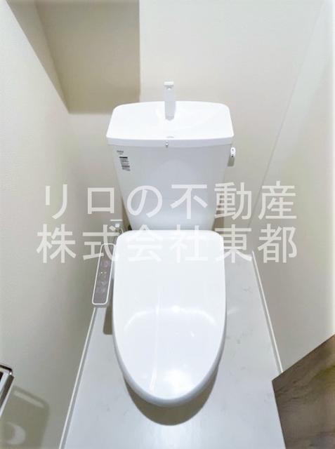 トイレ　洗浄便座付です！