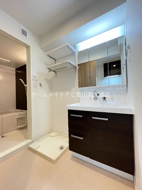 洗面設備　同型完成モデル