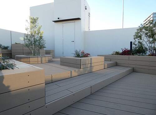 眺望　屋上ガーデン共用部(2)