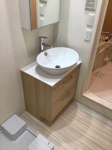 洗面設備　独立洗面台付き♪