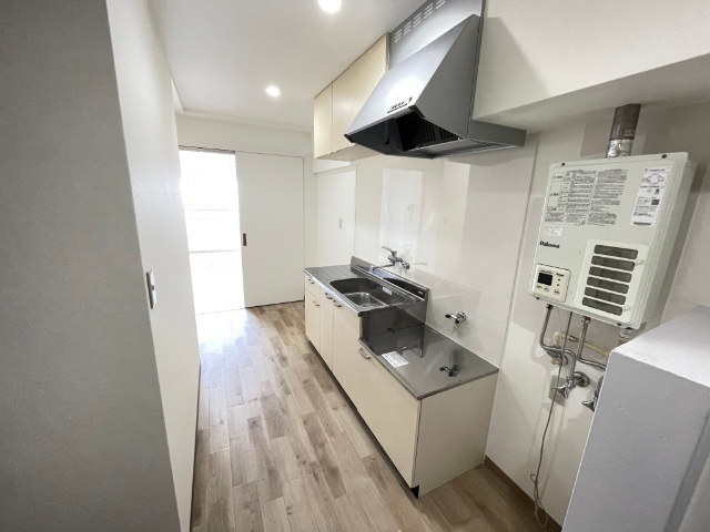 キッチン　ガスコンロ設置可