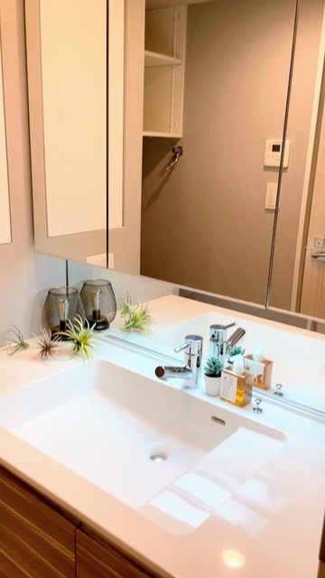 洗面設備　※前回募集時撮影※備品・家具は賃貸に含まれません