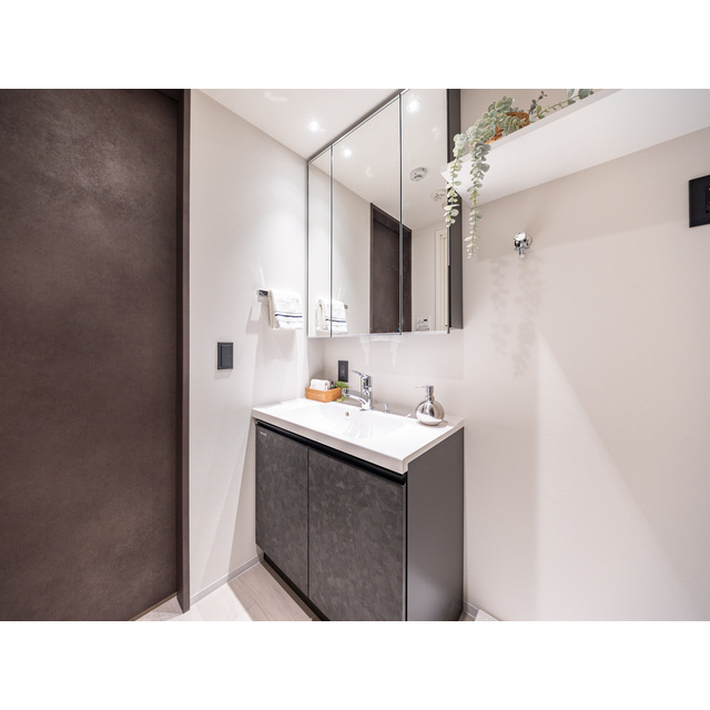 洗面設備　家具・家電の備え付けはありません