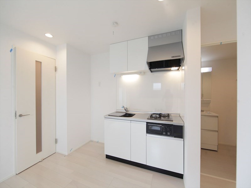 キッチン　システムキッチン（ガス2口コンロ付）　イメージ写真