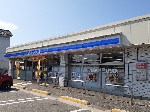 コンビニ　ローソン富山清水町店（コンビニ）まで400m