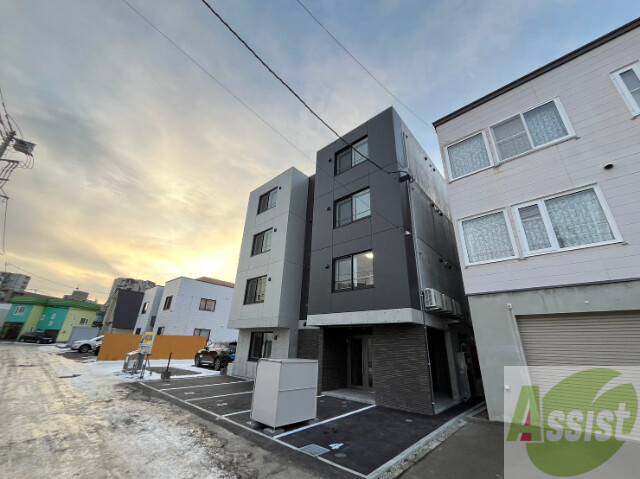 建物外観　札幌市豊平区美園１０条「マンサーナ美園」