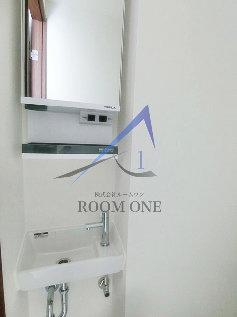 洗面設備　洗面台です。