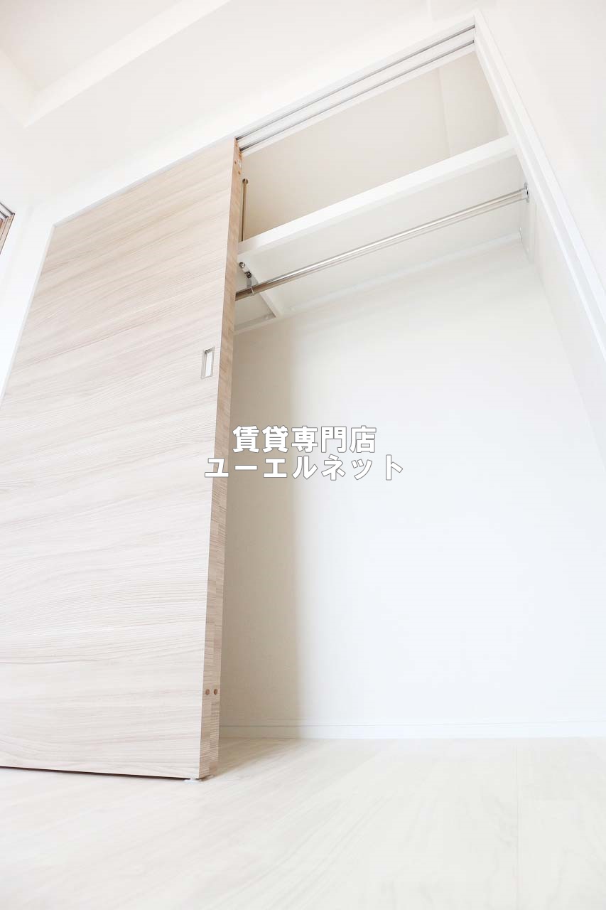 収納　クローゼット付きでお部屋もスッキリ♪