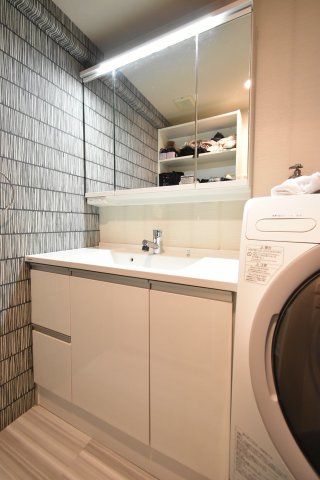 洗面設備　家具家電類はありません