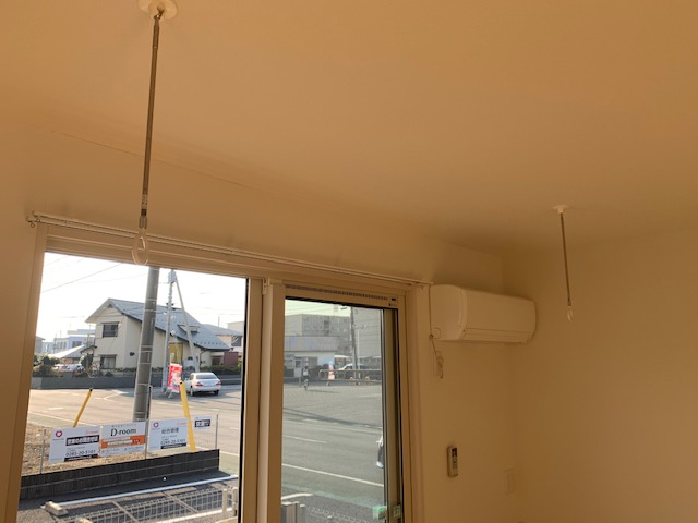 その他設備　エアコン・室内物干付