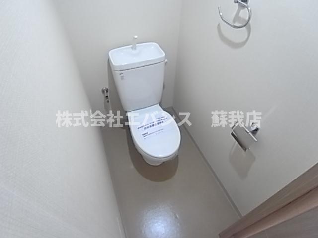トイレ　ゆったりとした空間のトイレです