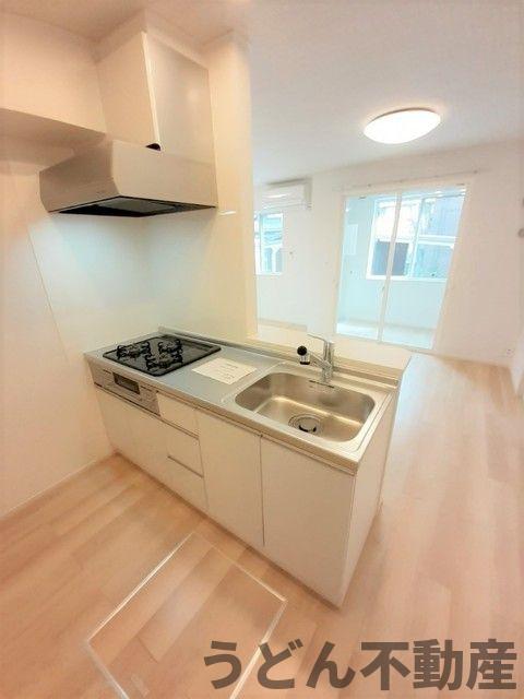 キッチン　うどん県のお部屋探しはうどん不動産へ うどんちゃんとLINE