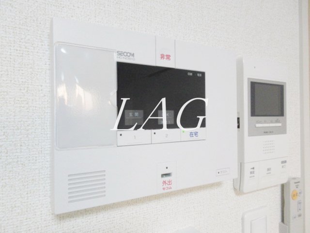 セキュリティ　モニター付きインターフォンです。