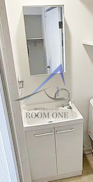 洗面設備　洗面台です。