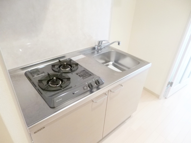 キッチン　2口ガスコンロ設置済みのキッチンです☆