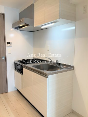 キッチン　2口ガスキッチンで楽しくお料理♪グリル付！収納たっぷり！