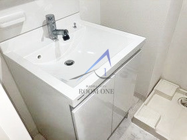 洗面設備　洗面台です。