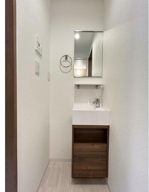 洗面設備　身支度に便利な洗面台♪