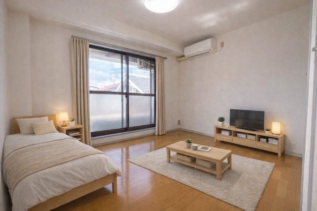 居室・リビング　家具配置イメージ画像です。