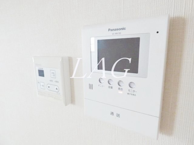 セキュリティ　モニター付きインターフォンです。