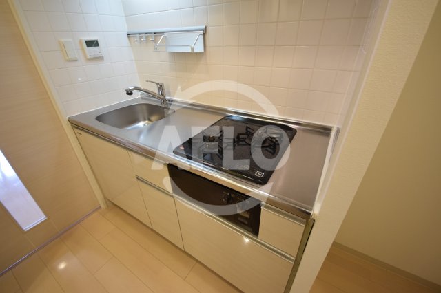 キッチン　アーバネックス心斎橋　２口ガスコンロ