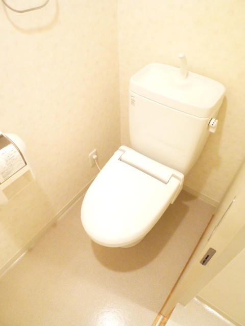 トイレ　205号室の写真です。
